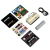 SmallRig 6088 - etui ładujące 2w1 i akumulator INR21700 (piaskowy brązowy zestaw, 5000mAh) - zawartość zestawu